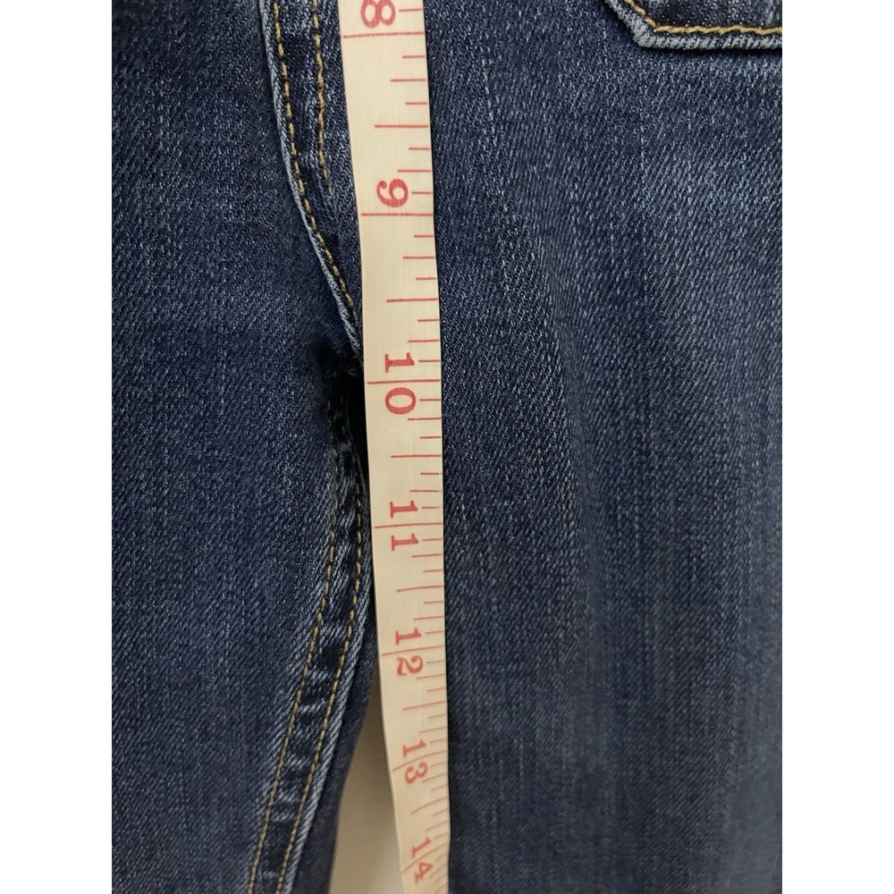 VERONICA BEARD Carolyn 10" Baby Boot Dark Vintage Patch Pocket Kick Flare Jean27 - Picture 12 of 14